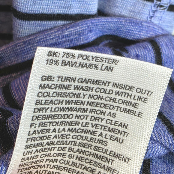 The North Face Striped Dip Dye Tank Top Womens Sz XL Blue Sleeveless Crewneck - Picture 11 of 13